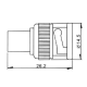 BOUCHON ADAPTATEUR D'IMPEDANCE 50 OHM