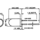 LED BLANCHE WATER CLEAR 5mm - 20000mcd 20°