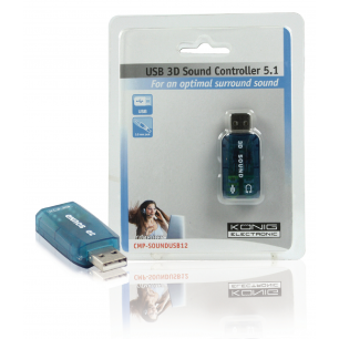 CARTE SON STEREO  SUR PORT USB VERS JACK MICRO ET CASQUE