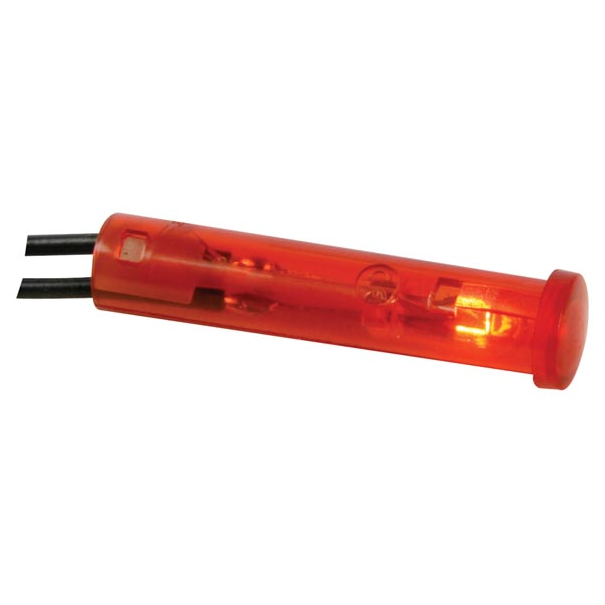 VOYANT ROND 7mm 12V ROUGE