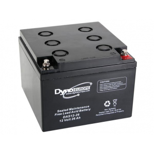 BATTERIE 12V 26Ah 165x174.5x125mm - ACIDE-PLOMB