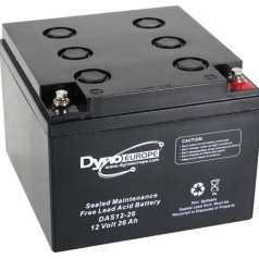 BATTERIE 12V 26Ah 165x174.5x125mm - ACIDE-PLOMB