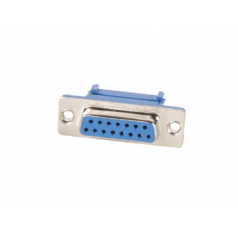 CONNECTEUR SUB-D FEMELLE 15 BROCHES POUR CABLE NAPPE