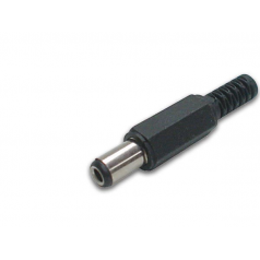 DC PLUG 2.5X5.5 LONG 9MM CABLE