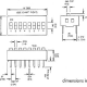 INTERRUPTEUR DIP 8 POSITIONS