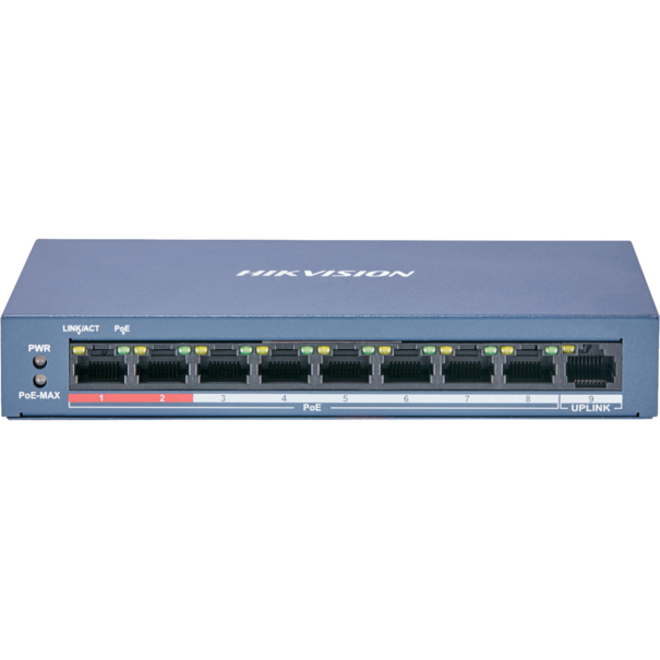 HIKVISION 8-PORT 10/100 TP POE ETHERNET SWITCH