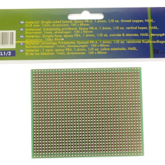 EUROCARD A BANDE CUIVREE - 100x80mm - FR4 (1pc/bl)