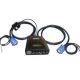 EMINENT - COMMUTATEUR KVM AVEC 2 PORTS USB ET SUPPORT AUDIO