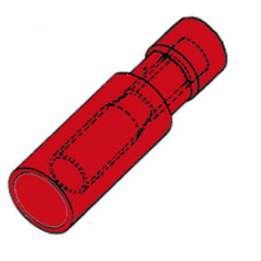 COSSE CYLINDRIQUE FEMELLE ROUGE