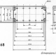 COFFRET ETANCHE EN ABS AVEC ENTRETOISES - 160 x 80 x 55mm ET COUVERCLE TRANSPARANT