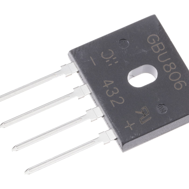 Pont de diode, 8A, 600V, 4-Pin