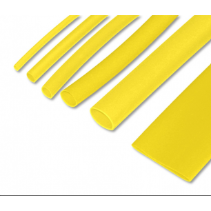 Gaine thermorétractable 2:1 12.7mm X 1m jaune