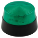 FLASH STROBOSCOPIQUE À LED - VERT - 12 VCC - ø 77 mm