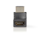 Adaptateur HDMI - Connecteur HDMI coudé à 270° vers HDMI femelle