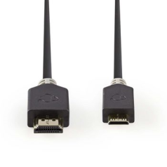 Câble HDMI haute vitesse avec Ethernet - Connecteur HDMI vers Mini connecteur HDMI 2m