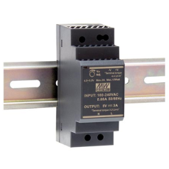 Alimentation - 1 sortie - 15 W - 5V 3A - Montage sur rail DIN - pour usage industriel