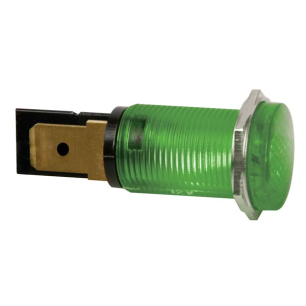 VOYANT ROND 14mm 12V VERT