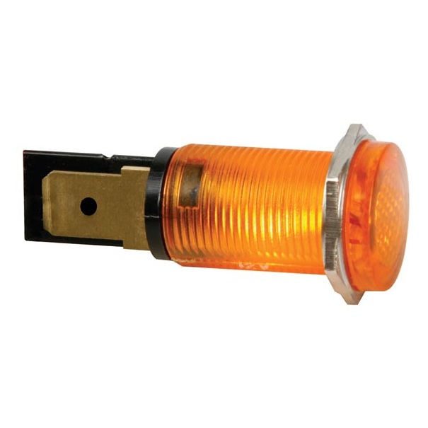 VOYANT ROND 14mm 220V ORANGE