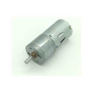 MOTEUR REDUCTEUR 12VDC 400RPM - LONGUEUR 50MM - DIAM25MM - AXE DIAM 4MM