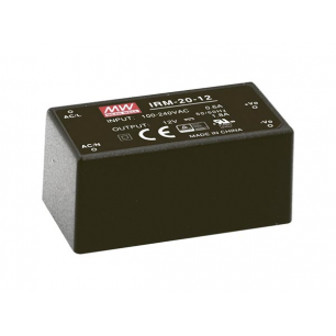 MEAN WELL - ALIMENTATION - 1 SORTIE - 20 W - ENCAPSULÉ - 5 V