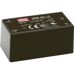 MEAN WELL - ALIMENTATION - 1 SORTIE - 20 W - ENCAPSULÉ - 5 V