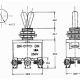 INVERSEUR BIPOLAIRE A LEVIER (ON)-OFF-(ON) 10A/250V