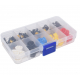 ASSORTIMENT DE SWITCH TACTILE AVEC CAPSULE COLOREE - 5 COULEURS