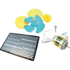 KIT EDUCATIF SOLAIREIl se compose de cellule solaire de 400mA,  d’un moteur, d’une hélice