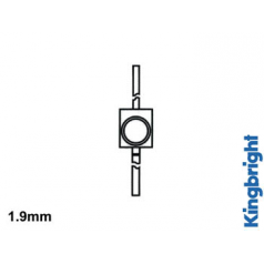 LED SOLID-STATE SUBMINIATURE 1.9mm - VERT DIFFUSANT