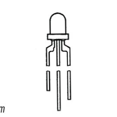 L-115WEYW LED 3mm ROUGE/JAUNE BLANC DIFFUS 50mcd