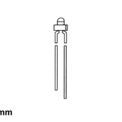 LED STANDARD 1.8mm - VERT DIFFUSANT