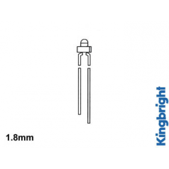 LED STANDARD 1.8mm - ROUGE DIFFUSANT