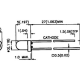 LED CLIGNOTANTE VERTE DIFFUSANTE 3mm