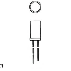 LED PLATE JAUNE DIFFUSANTE 5mm