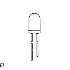 LED CLIGNOTANTE VERTE DIFFUSANTE 5mm