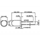 LED CLIGNOTANTE VERTE DIFFUSANTE 5mm