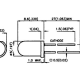 LED CLIGNOTANTE VERTE DIFFUSANTE 5mm