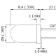 LED A RESISTANCE INTERNE 5mm 12V - VERT DIFFUSANT