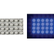 MODULE D'ÉCLAIRAGE - LED BLEUES À DIFFUSEUR ROND - 12V - 34 x 20mm