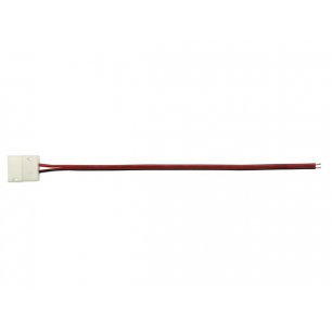 CÂBLE AVEC 1 CONNECTEUR PUSH POUR BANDE À LED FLEXIBLE - 8 mm - 1 COULEUR