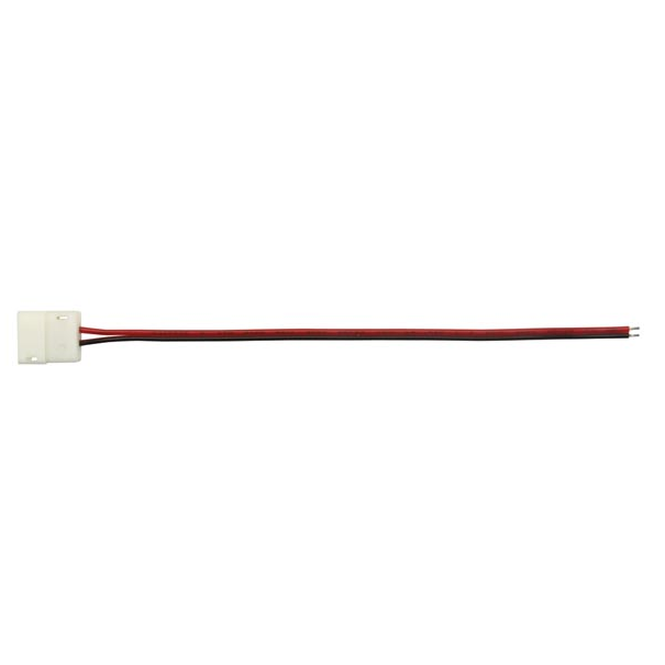 CÂBLE AVEC 1 CONNECTEUR PUSH POUR BANDE À LED FLEXIBLE - 8 mm - 1 COULEUR