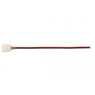 CÂBLE AVEC CONNECTEUR PUSH POUR BANDE À LED FLEXIBLE - 10 mm - 1 COULEUR