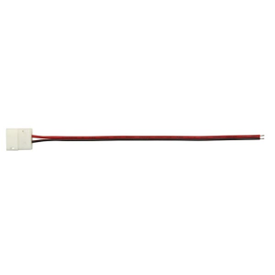 CÂBLE AVEC CONNECTEUR PUSH POUR BANDE À LED FLEXIBLE - 10 mm - 1 COULEUR