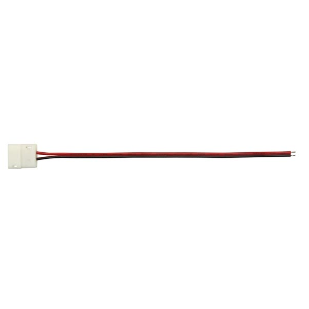 CÂBLE AVEC CONNECTEUR PUSH POUR BANDE À LED FLEXIBLE - 10 mm - 1 COULEUR