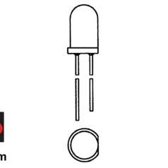 LED RVB CLIGNOTANTE DE 5 mm AVEC PROGRAMME INTÉGRÉ 5Volt