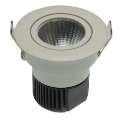 Plaffonier Led COB 6,5 W - rond - Blanc