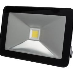 PROJECTEUR LED DESIGN - 50 W, BLANC NEUTRE - NOIR