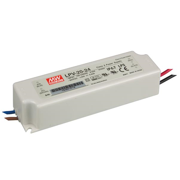 ALIMENTATION À DÉCOUPAGE - 1 SORTIE - 20 W - 24 V