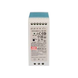 ALIMENATION 12VDC 40WATTS FIXATION RAIL DIN - MW