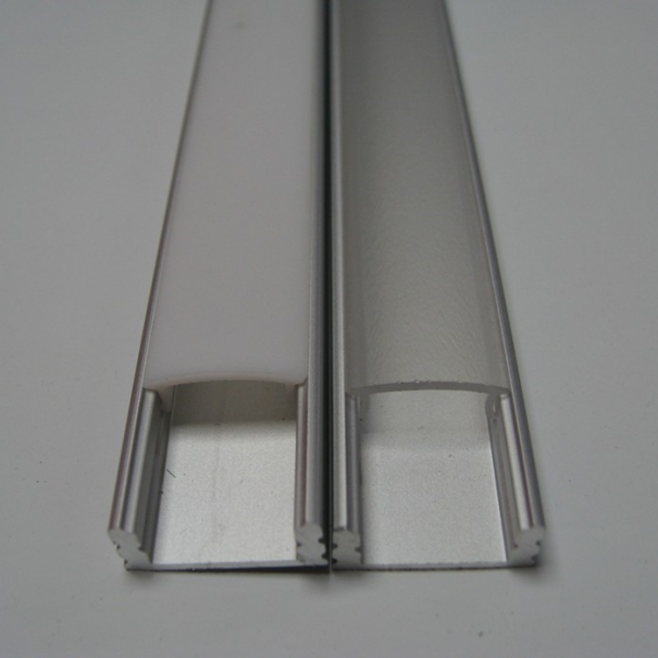 PROFILE ALUMINIUM 1M + PLEXI OPAL